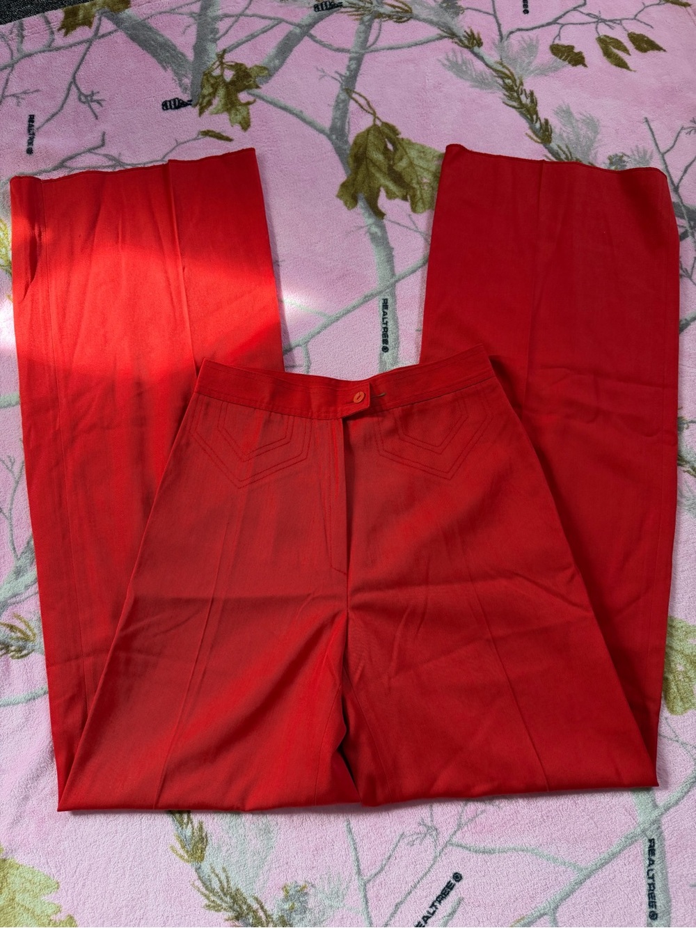 Vintage Women’s Red Trousers - Cowgirl Esque